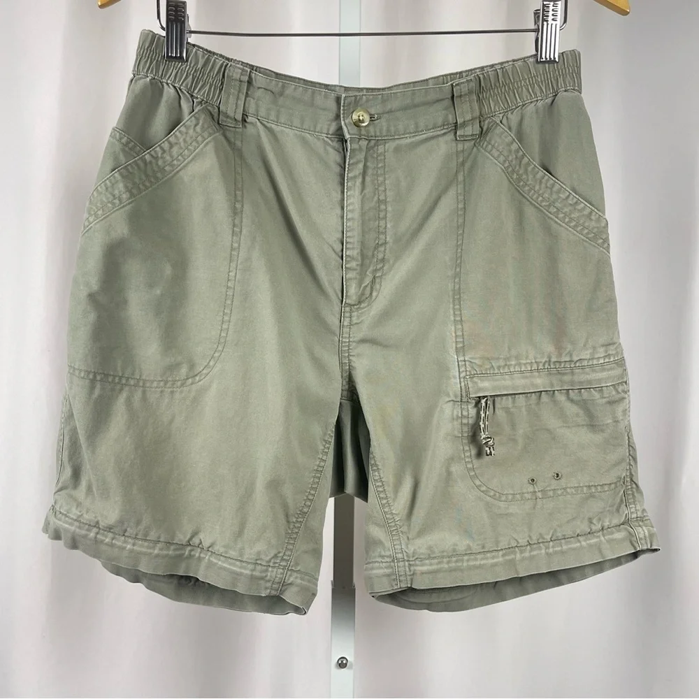 Columbia Vintage Women's Size 10 Cargo Safari Hiking Outdoor Shorts Gorpcore